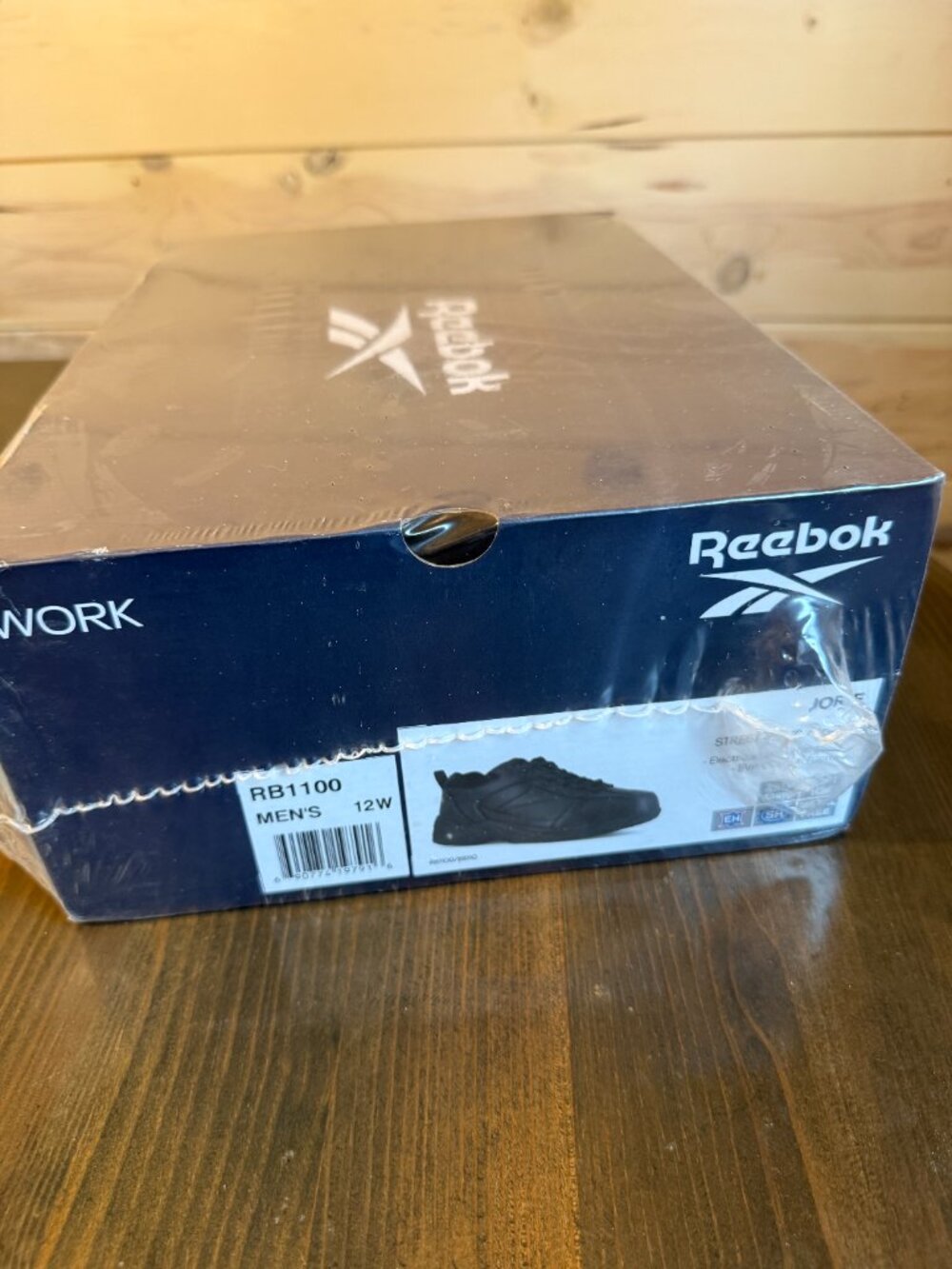REEBOK JORIE MEN'S STREET SPORT JOGGER WORK SHOE BLACK BOOTS RB1100 12W